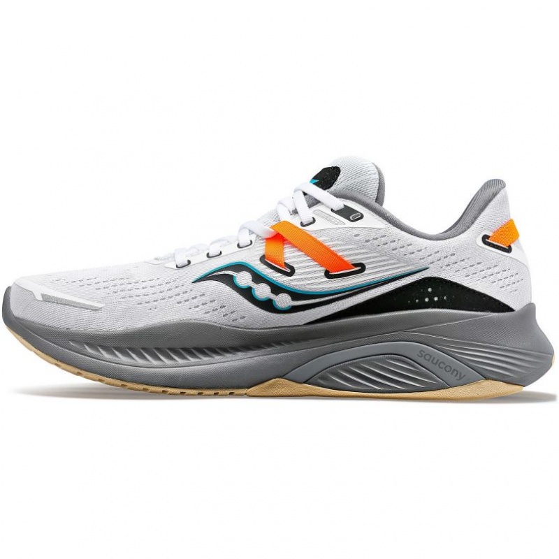 Saucony Guide 16 Laufschuhe Herren Weiß | SCHWEIZ RJWOZ