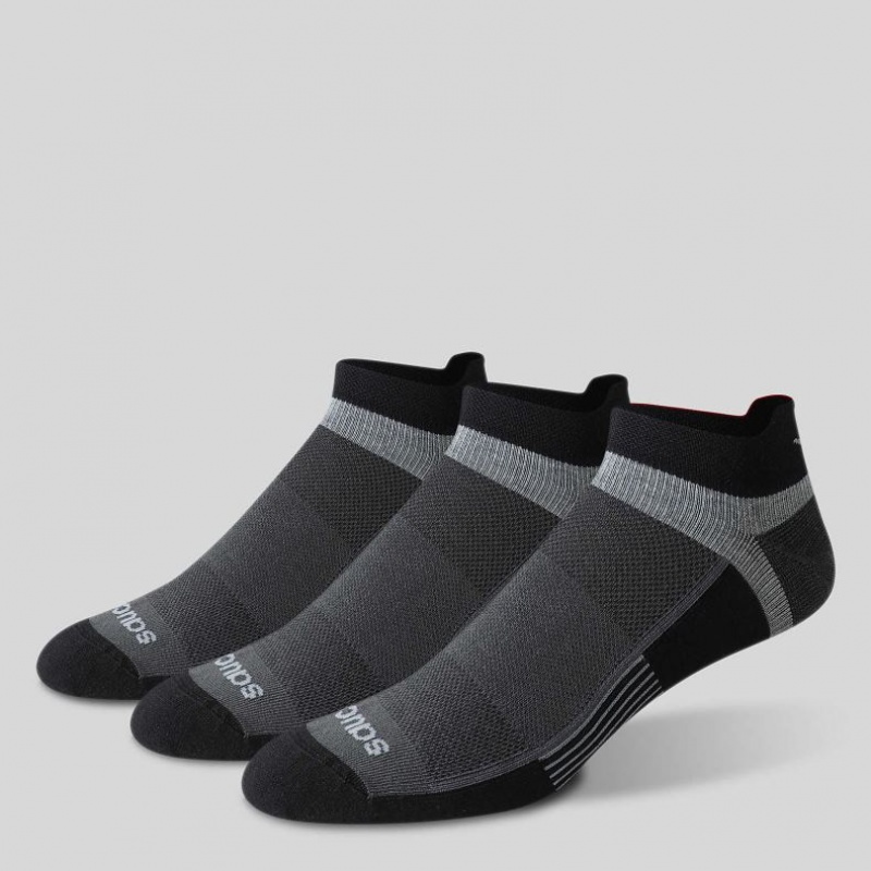 Saucony Inferno Liteweight 3-Pack Socken Herren Schwarz | SCHWEIZ FDLTE