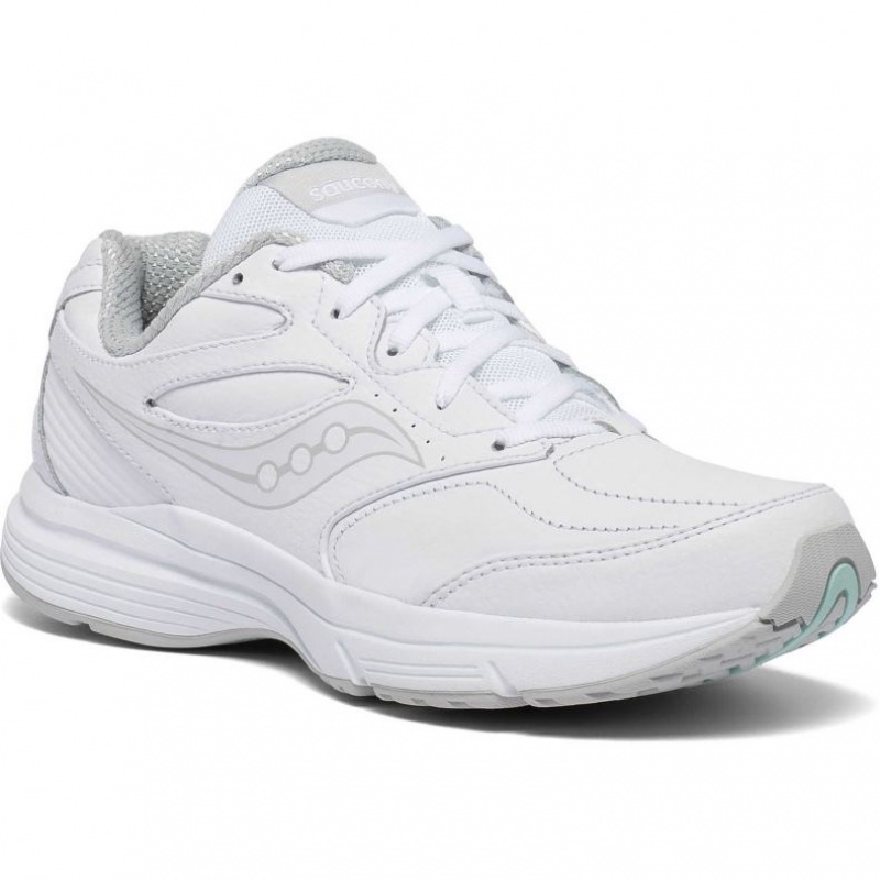 Saucony Integrity Walker 3 Wide Laufschuhe Damen Weiß | SCHWEIZ GFOPI