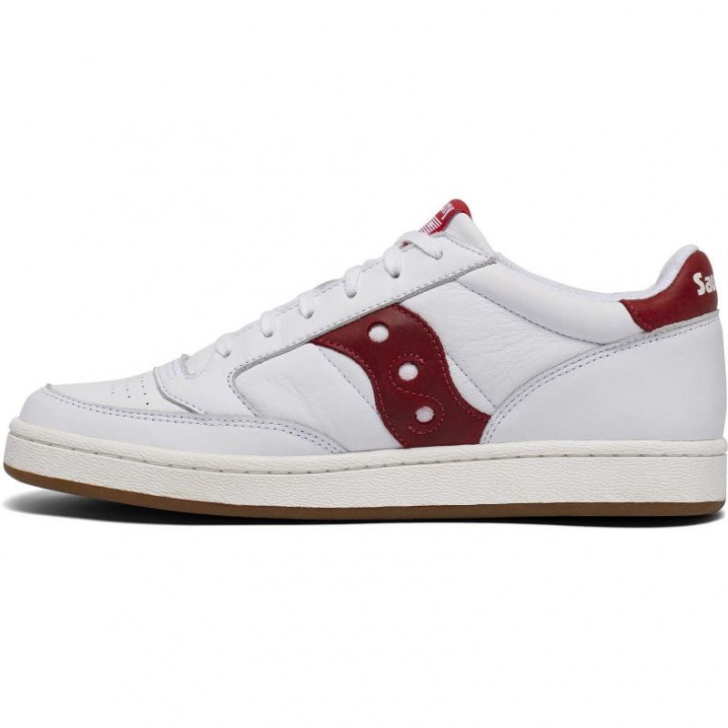 Saucony Jazz Court Sneaker Damen Weiß Rot | SCHWEIZ QBYMZ