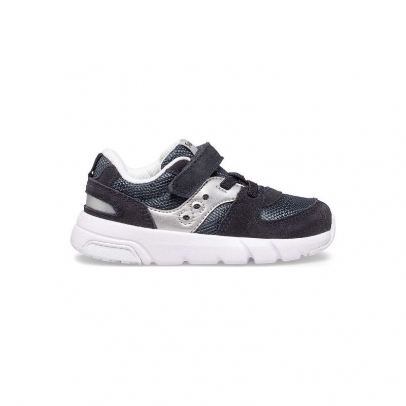 Saucony Jazz Lite 2.0 Sneaker Kleine Kinder Schwarz Silber | SCHWEIZ XNAGM