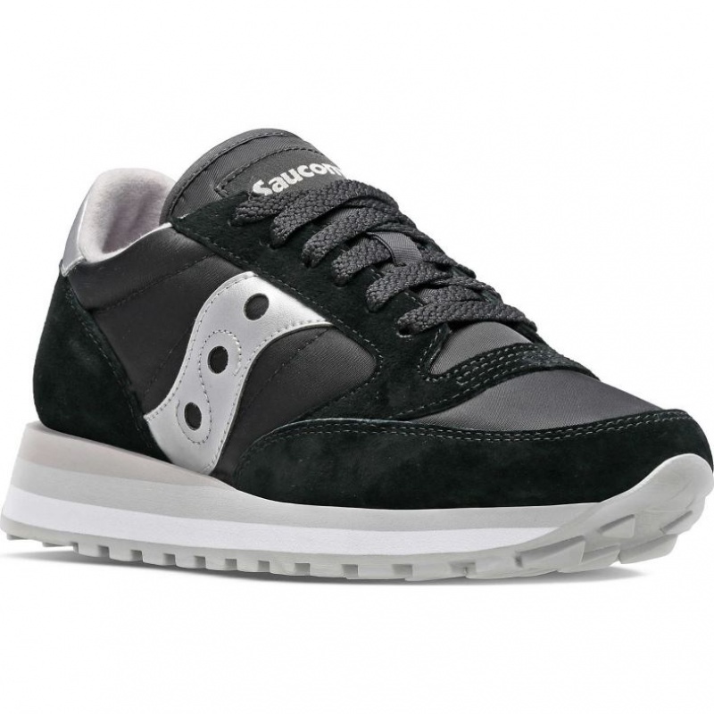 Saucony Jazz Triple Sneaker Damen Schwarz Silber | SCHWEIZ RNAFP