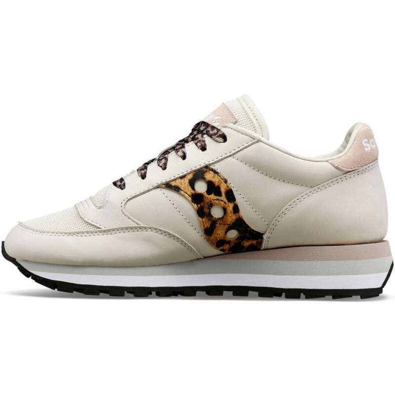 Saucony Jazz Triple Sneaker Damen Weiß Leopard | SCHWEIZ CAGWT