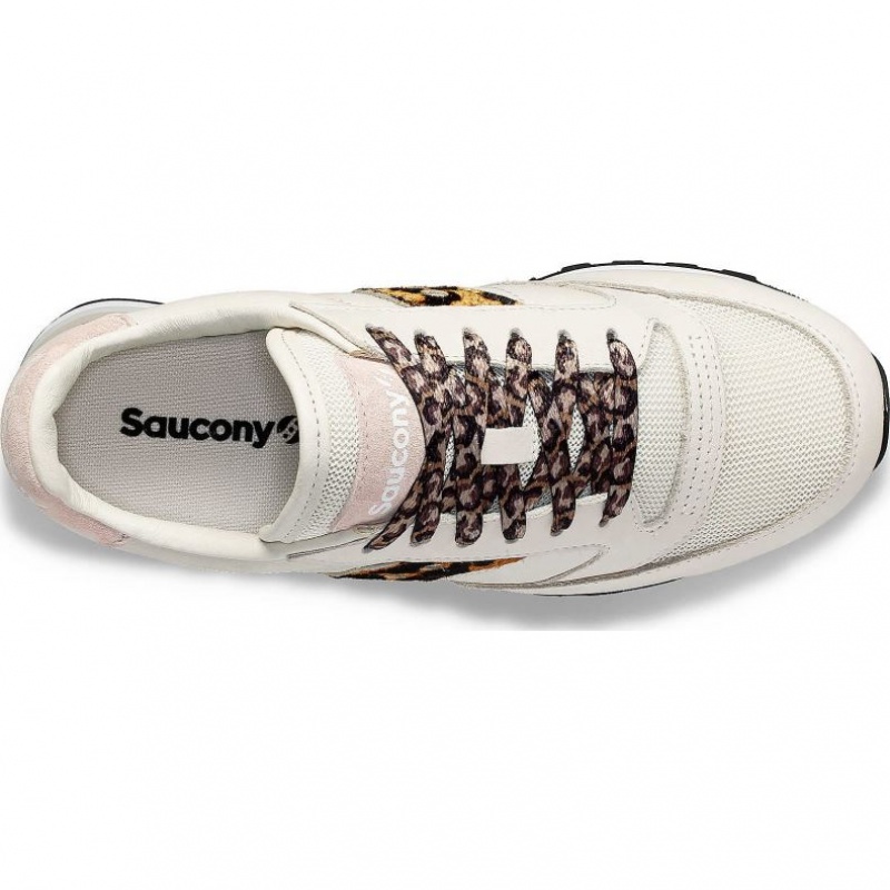 Saucony Jazz Triple Sneaker Damen Weiß Leopard | SCHWEIZ CAGWT