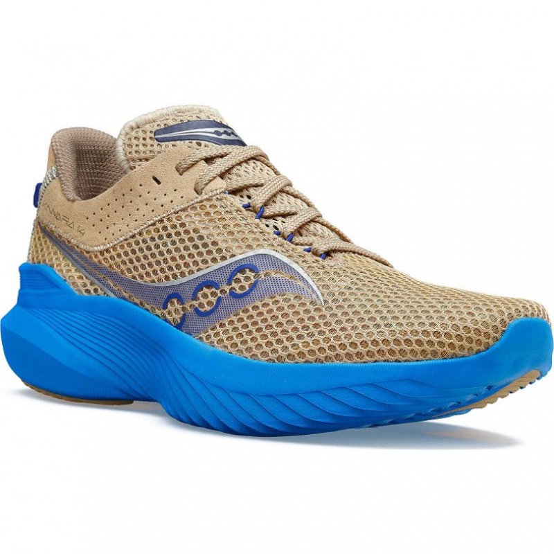 Saucony Kinvara 14 Laufschuhe Damen Beige Blau | SCHWEIZ CSWUZ