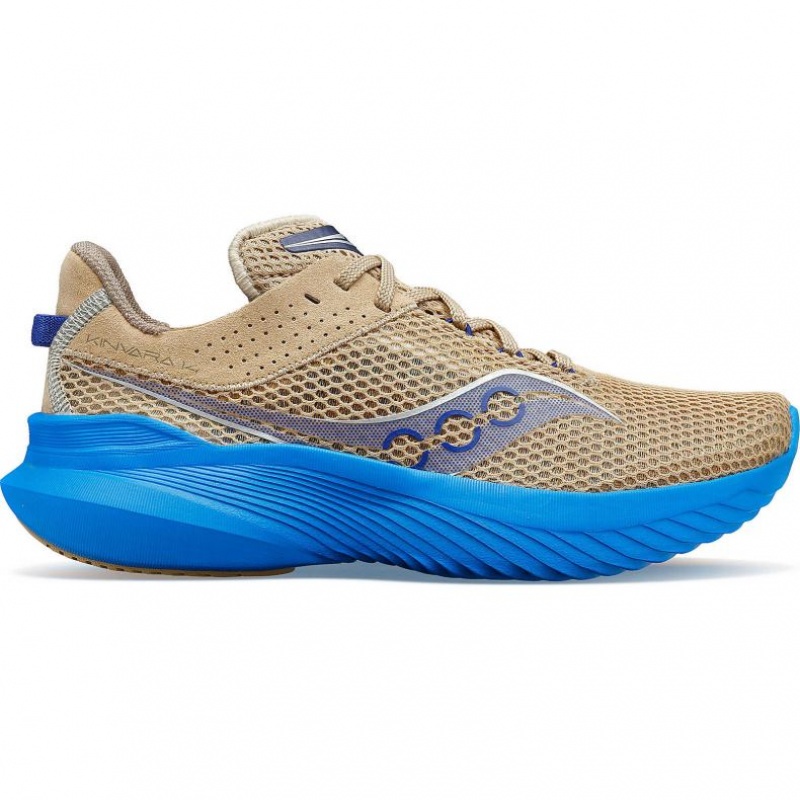 Saucony Kinvara 14 Laufschuhe Damen Beige Blau | SCHWEIZ CSWUZ