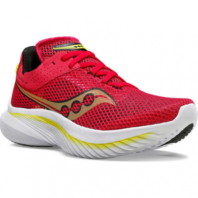 Saucony Kinvara 14 Laufschuhe Damen Rot | SCHWEIZ LCMYG