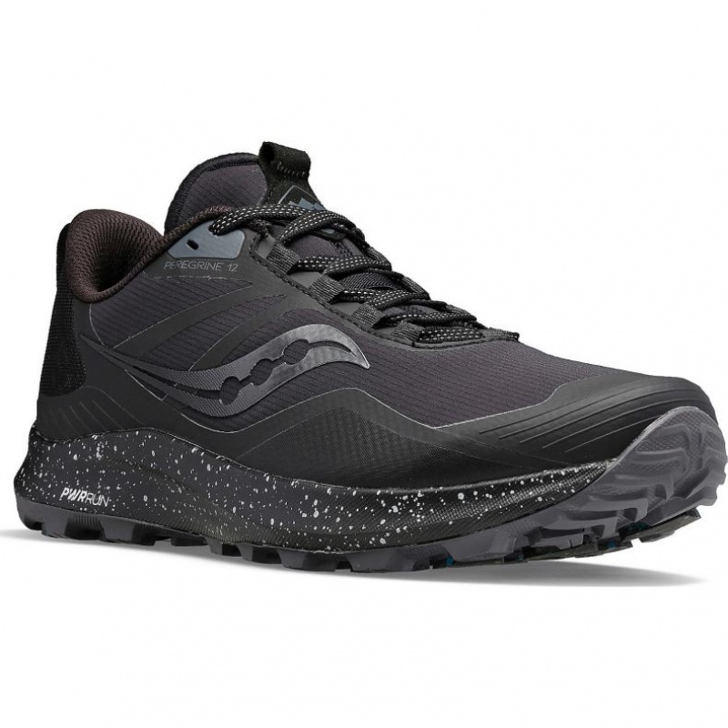 Saucony Peregrine ICE+ 3 Laufschuhe Herren Schwarz | SCHWEIZ FVRTJ