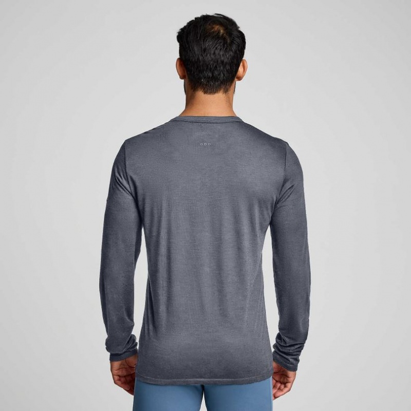 Saucony Peregrine Merino Long Sleeve T-Shirt Herren Grau | SCHWEIZ WTHEZ