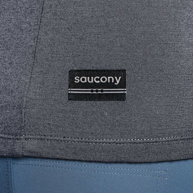 Saucony Peregrine Merino Long Sleeve T-Shirt Herren Grau | SCHWEIZ WTHEZ