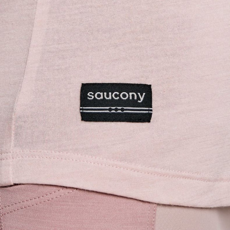 Saucony Peregrine Merino Long Sleeve T-Shirt Damen Rosa | SCHWEIZ YIARM