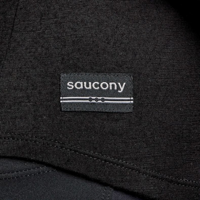 Saucony Peregrine Merino Long Sleeve T-Shirt Damen Schwarz | SCHWEIZ VBAIW