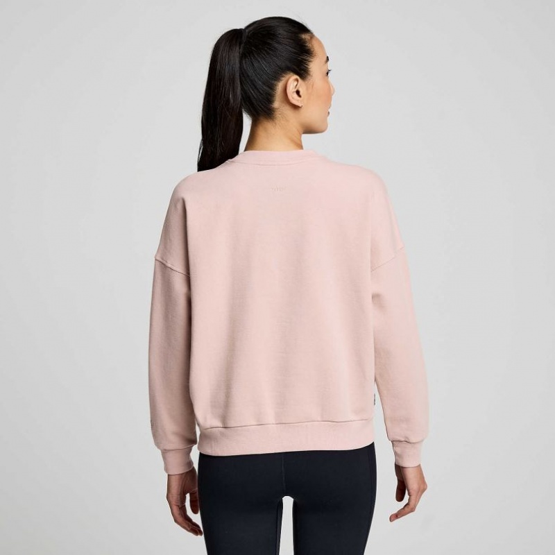 Saucony Recovery Crew Sweatshirt Damen Rosa | SCHWEIZ JQYSC