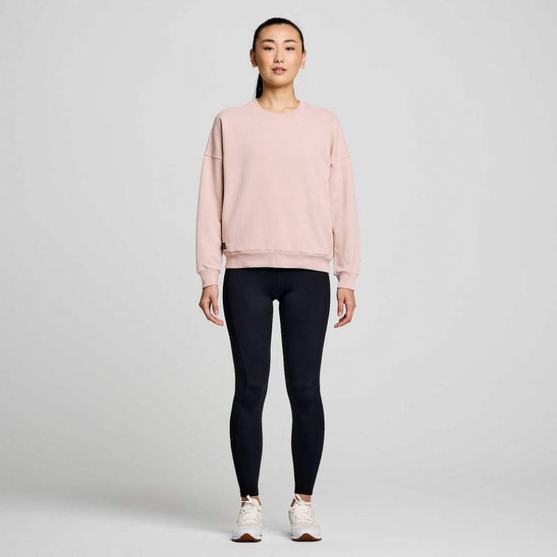 Saucony Recovery Crew Sweatshirt Damen Rosa | SCHWEIZ JQYSC