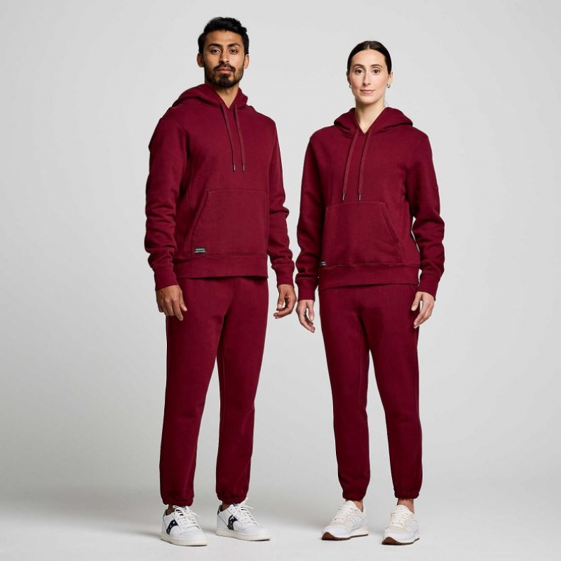 Saucony Recovery Hoodie Damen Bordeaux | SCHWEIZ NGQPU