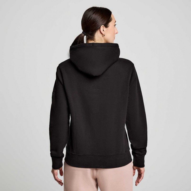 Saucony Recovery Hoodie Damen Schwarz | SCHWEIZ XHOAZ