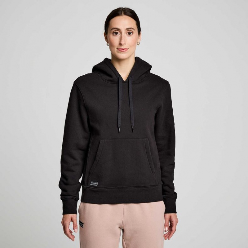 Saucony Recovery Hoodie Damen Schwarz | SCHWEIZ XHOAZ