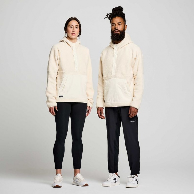 Saucony Recovery Sherpa Pullover Hoodie Damen Beige | SCHWEIZ ROUXF