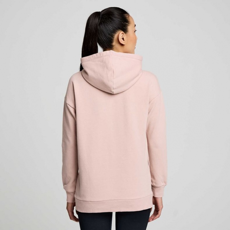 Saucony Recovery Zip Tunic Hoodie Damen Rosa | SCHWEIZ PARWC