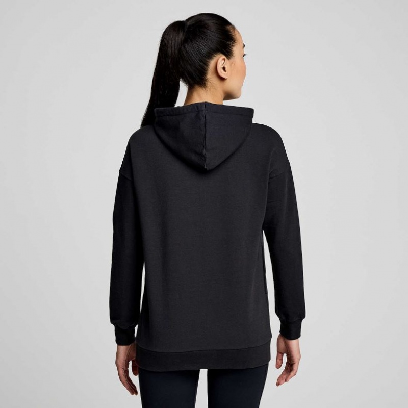 Saucony Recovery Zip Tunic Hoodie Damen Schwarz | SCHWEIZ XVAWP