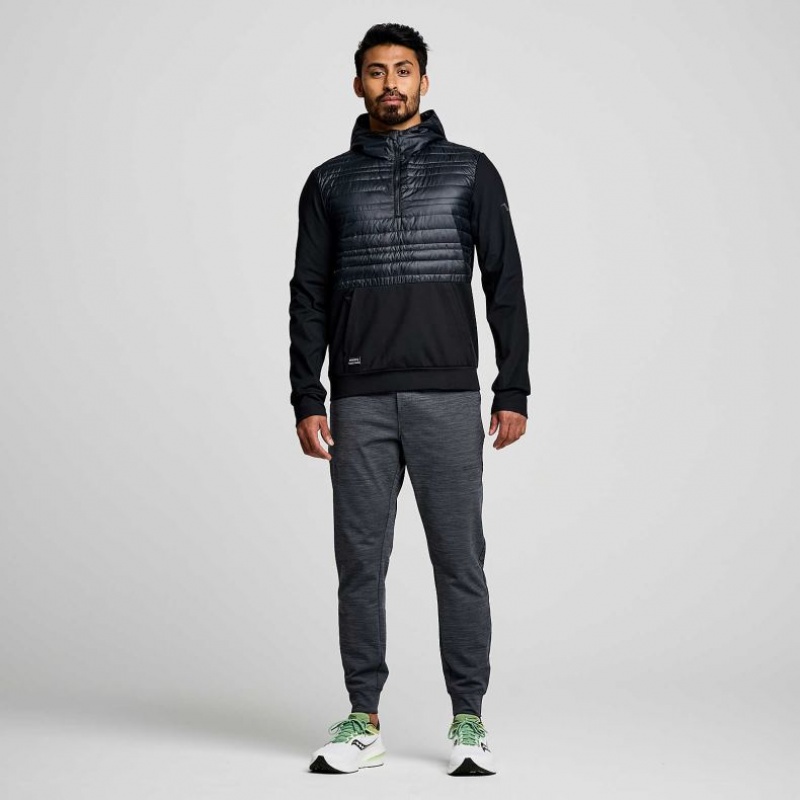 Saucony Solstice Oysterpuff Hoodie Herren Schwarz | SCHWEIZ ECGIV