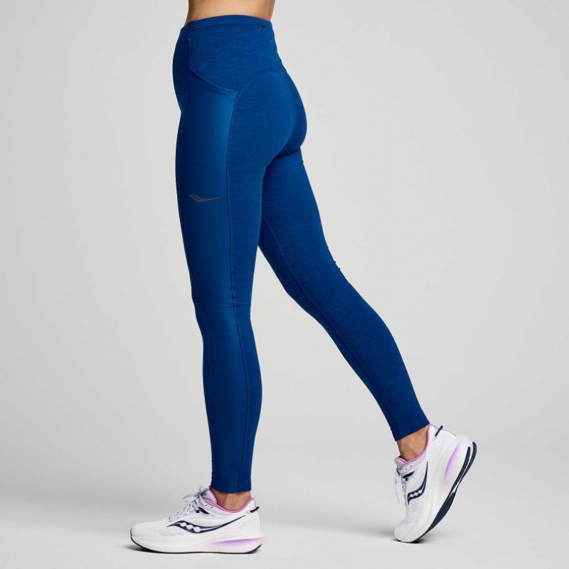 Saucony Solstice Strumpfhose Damen Indigo | SCHWEIZ TUELA