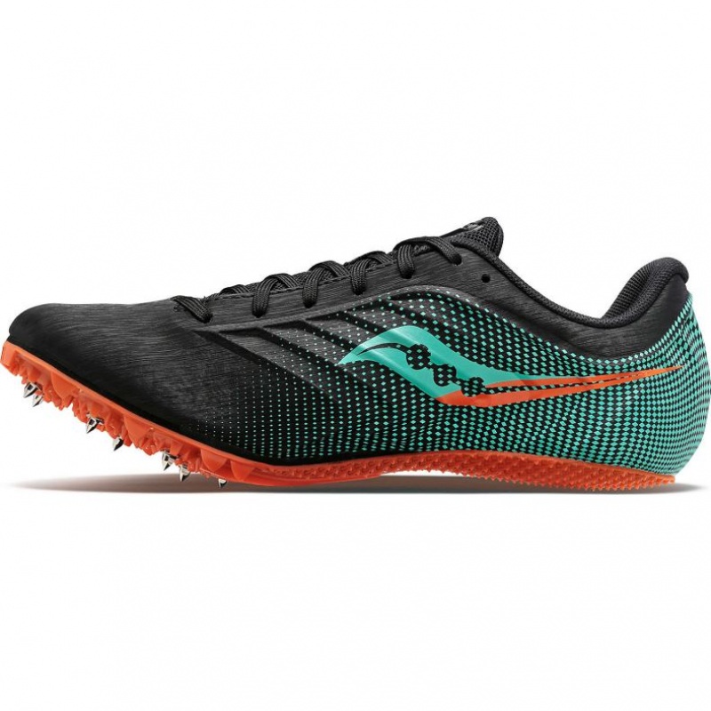 Saucony Spitfire 5 Leichtathletikschuhe Herren Schwarz Türkis | SCHWEIZ NYOTI