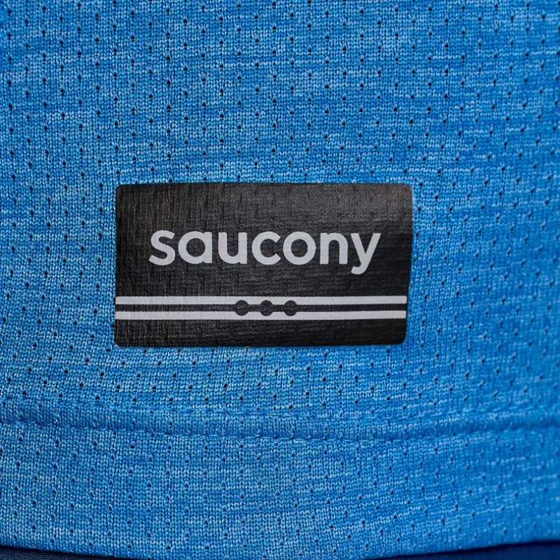 Saucony Stopwatch Muskelshirt Damen Blau | SCHWEIZ POZDM