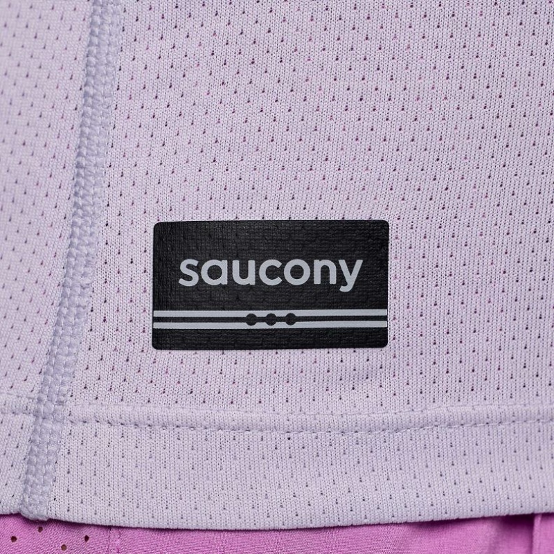 Saucony Stopwatch Muskelshirt Damen Lila | SCHWEIZ OTPCW