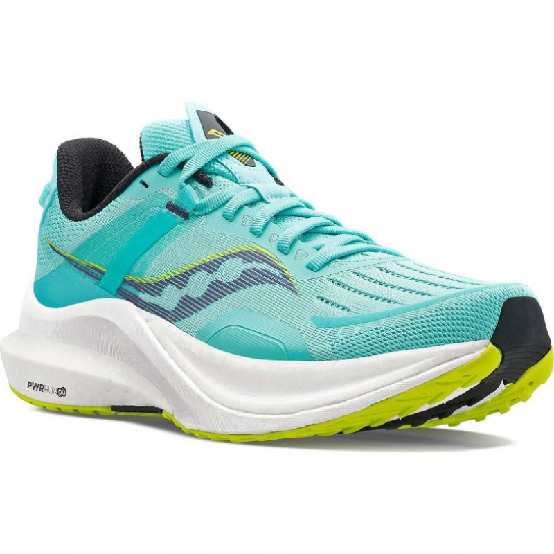 Saucony Tempus Laufschuhe Damen Türkis | SCHWEIZ XPFKG