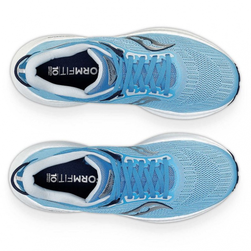 Saucony Triumph 21 Laufschuhe Damen Blau | SCHWEIZ KLCVE