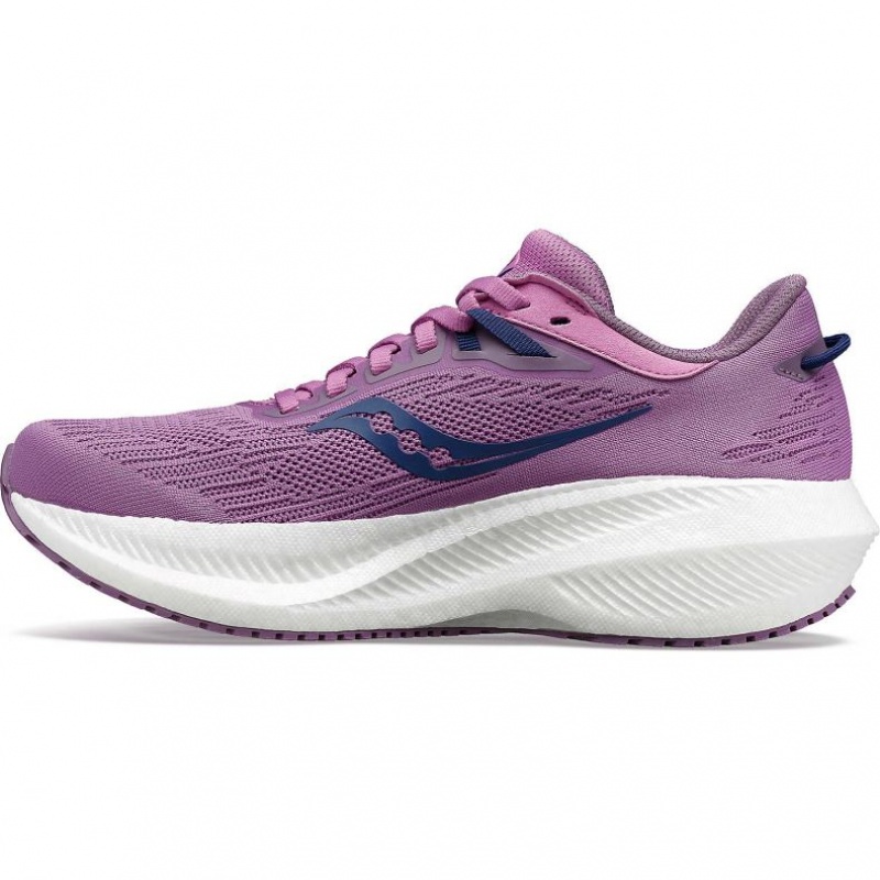 Saucony Triumph 21 Laufschuhe Damen Lila | SCHWEIZ UJQSY