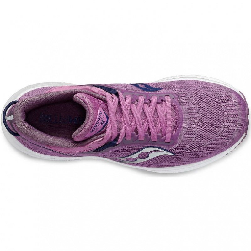 Saucony Triumph 21 Laufschuhe Damen Lila | SCHWEIZ UJQSY