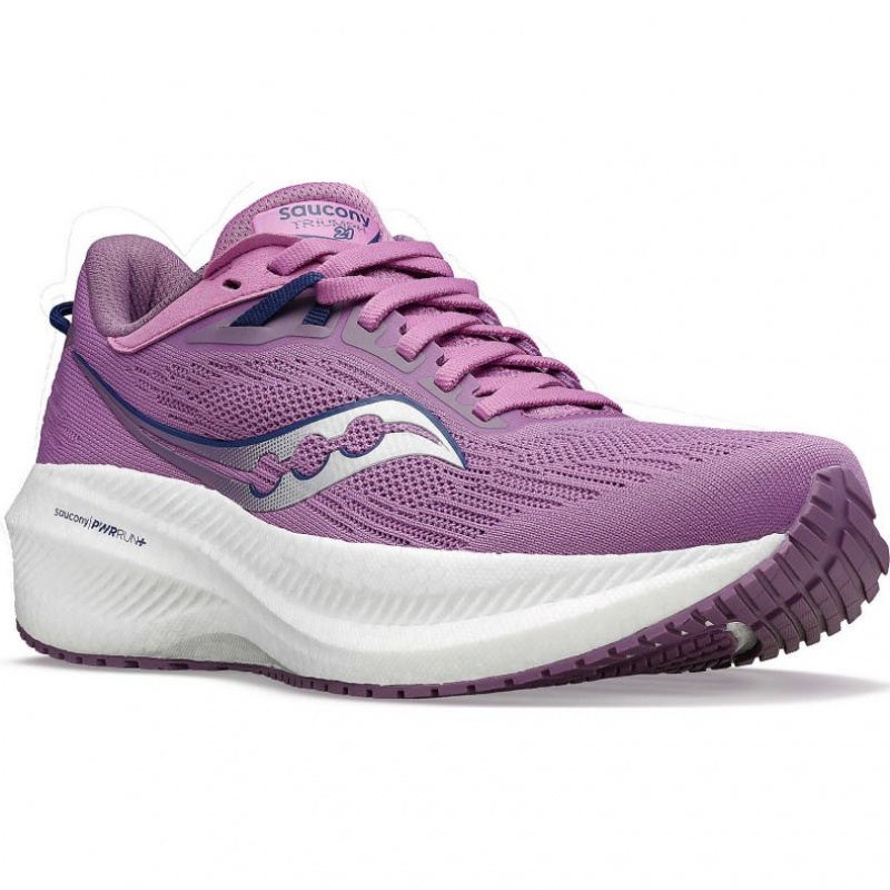 Saucony Triumph 21 Laufschuhe Damen Lila | SCHWEIZ UJQSY