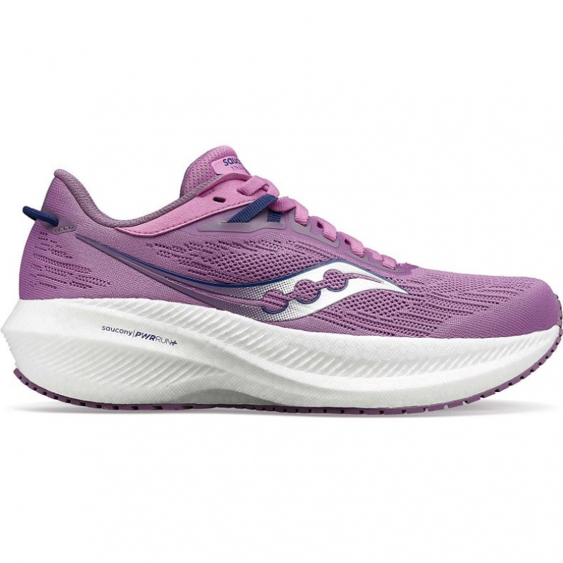 Saucony Triumph 21 Laufschuhe Damen Lila | SCHWEIZ UJQSY