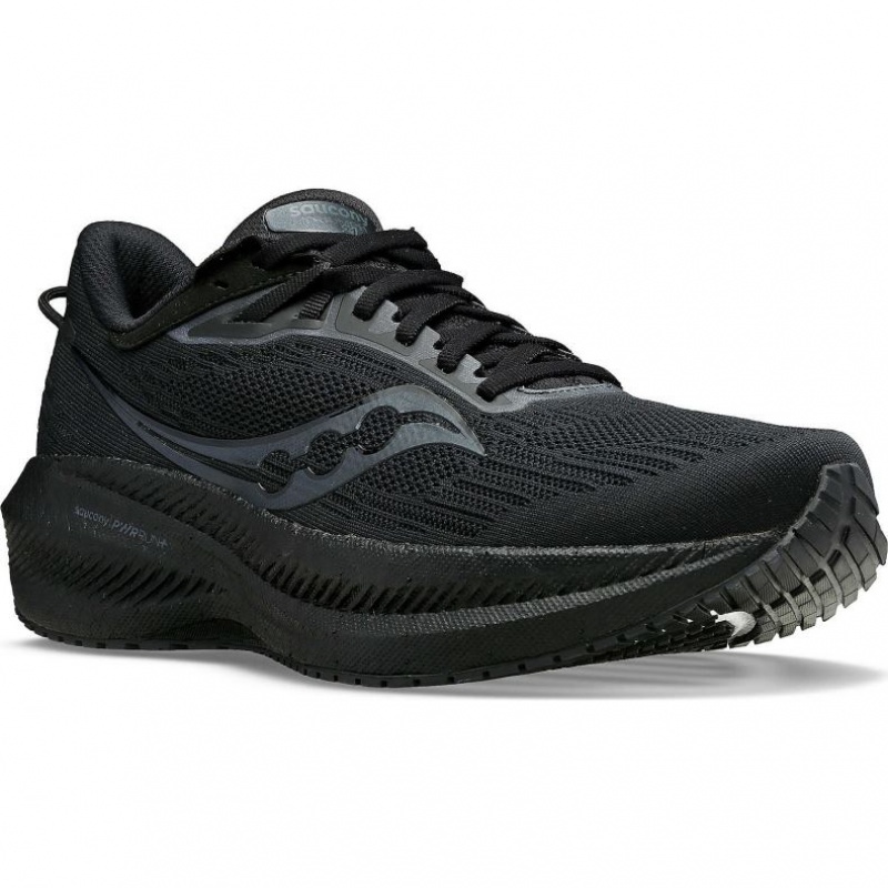 Saucony Triumph 21 Laufschuhe Damen Schwarz | SCHWEIZ MXZRJ