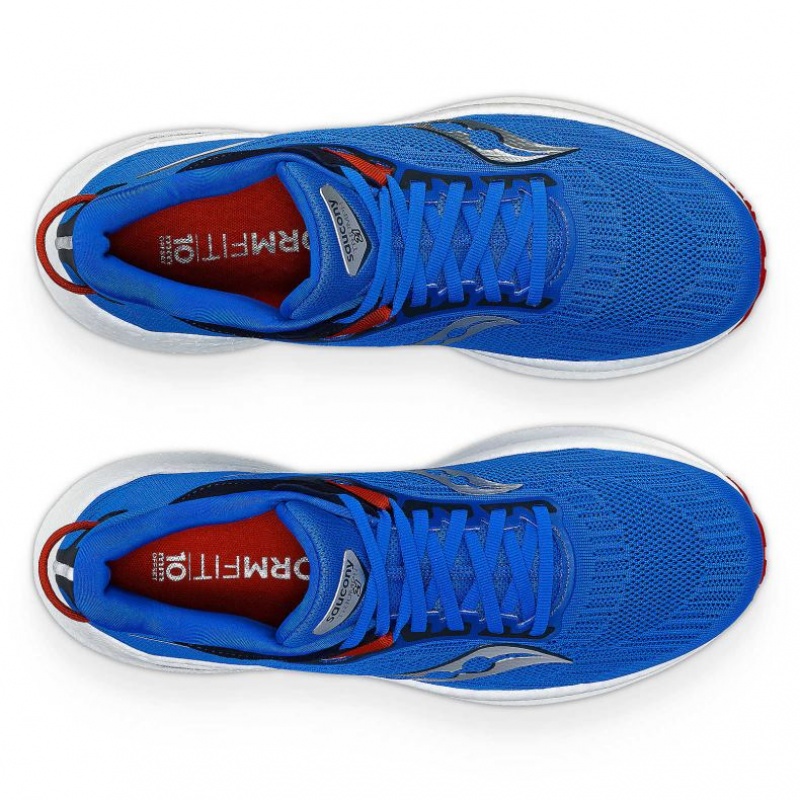 Saucony Triumph 21 Laufschuhe Herren Blau | SCHWEIZ MOIZU