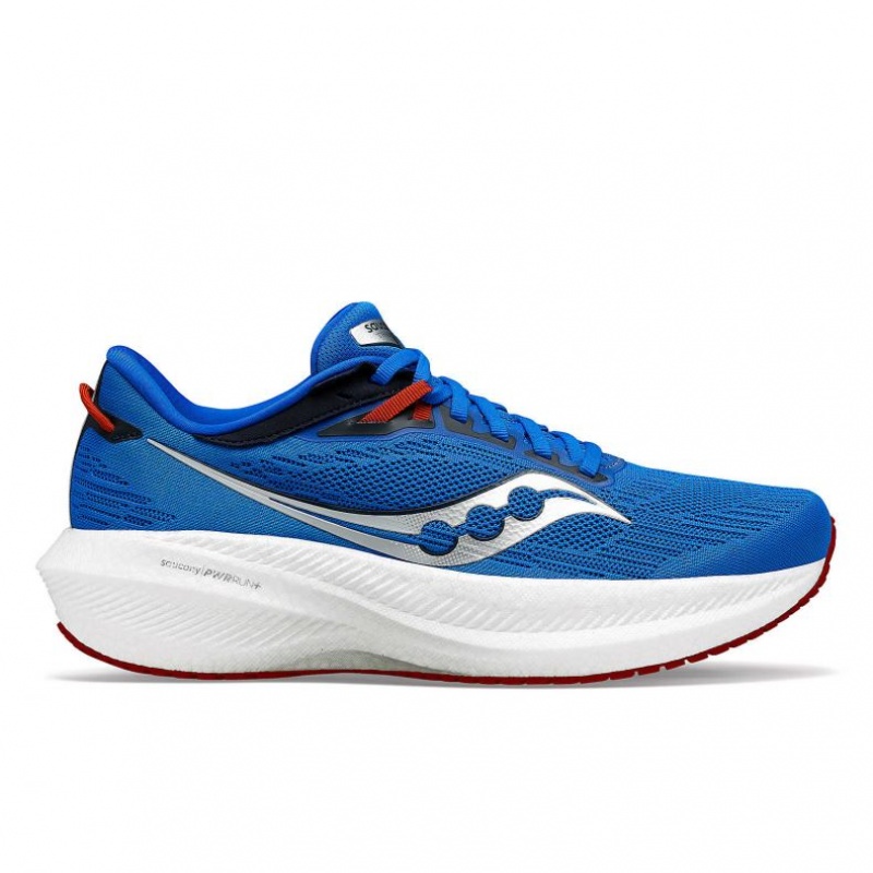 Saucony Triumph 21 Laufschuhe Herren Blau | SCHWEIZ MOIZU