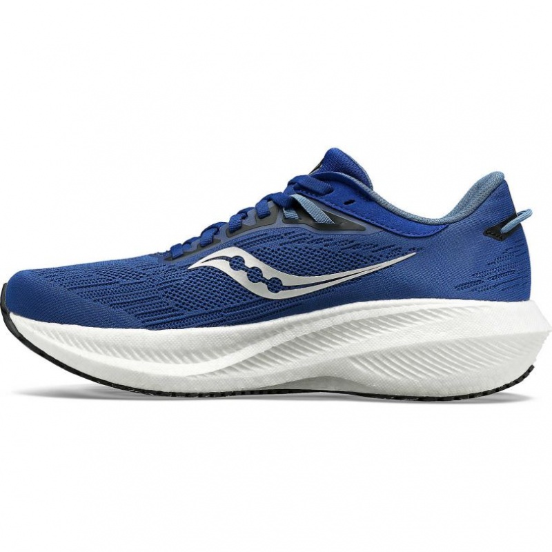 Saucony Triumph 21 Laufschuhe Herren Indigo | SCHWEIZ MSCFO