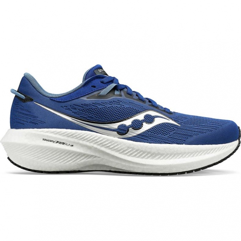 Saucony Triumph 21 Laufschuhe Herren Indigo | SCHWEIZ MSCFO