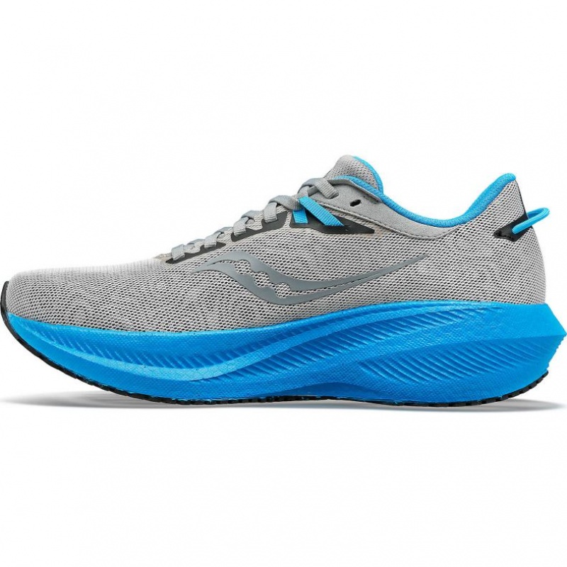 Saucony Triumph 21 Laufschuhe Herren Silber Blau | SCHWEIZ IQWJU