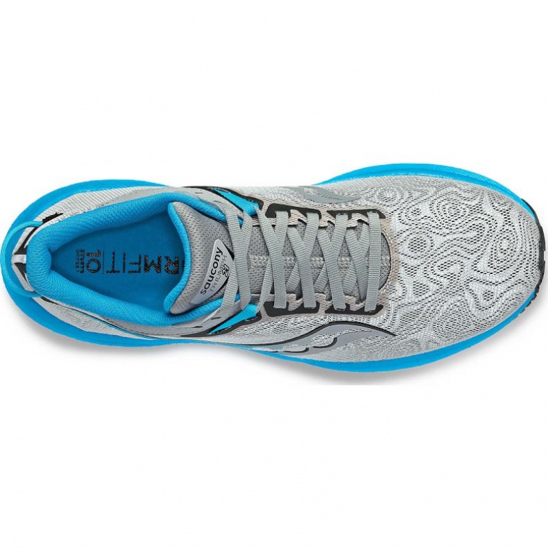 Saucony Triumph 21 Laufschuhe Herren Silber Blau | SCHWEIZ IQWJU