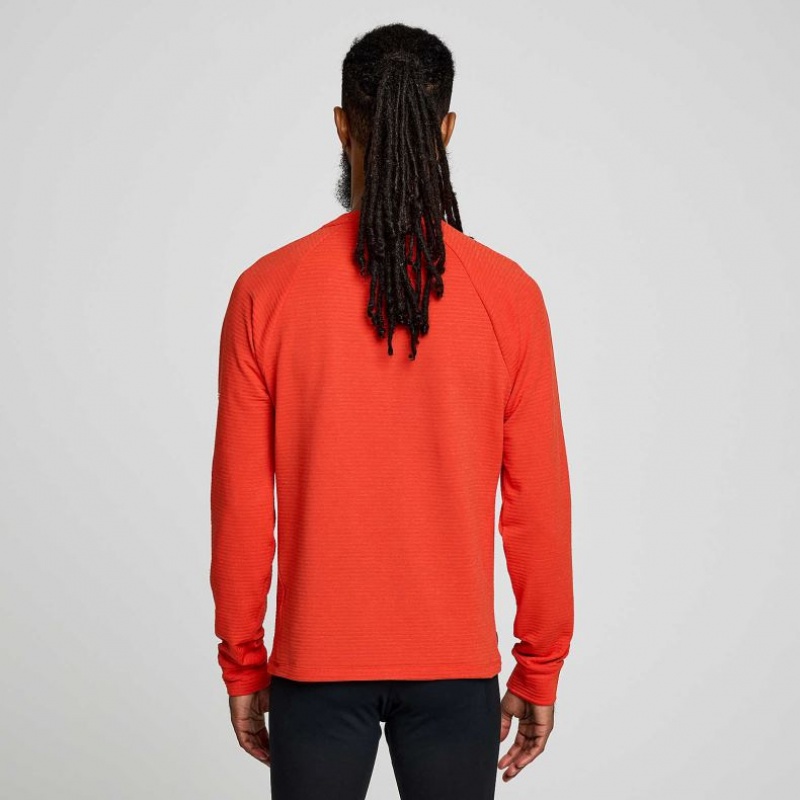 Saucony Triumph 3D Crew Sweatshirt Herren Orange | SCHWEIZ ENWZI