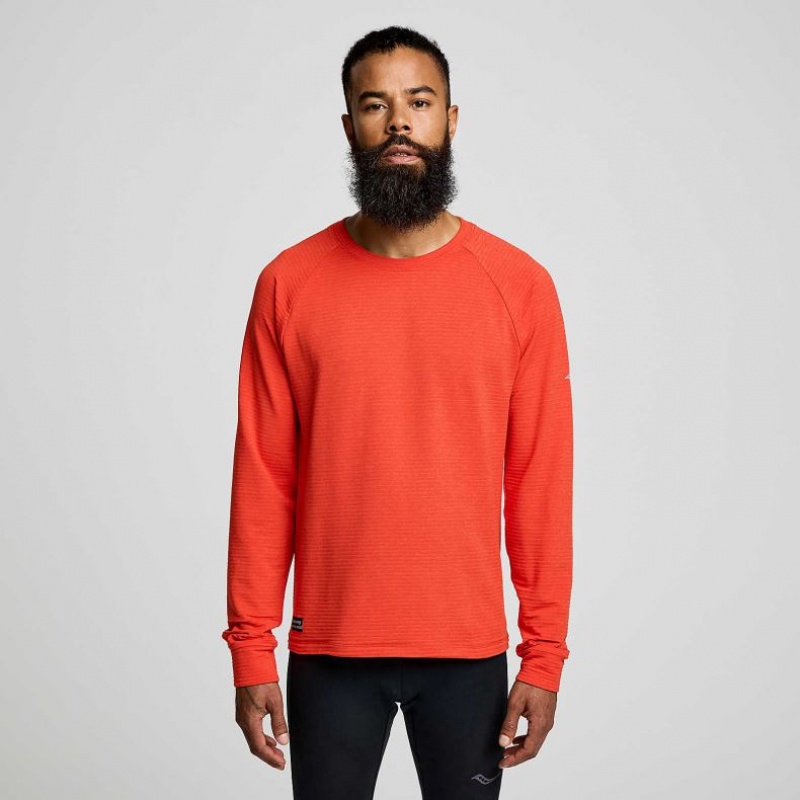 Saucony Triumph 3D Crew Sweatshirt Herren Orange | SCHWEIZ ENWZI