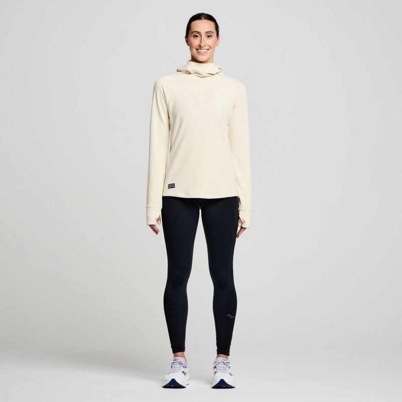 Saucony Triumph Tunic Hoodie Damen Beige | SCHWEIZ ZFMYI