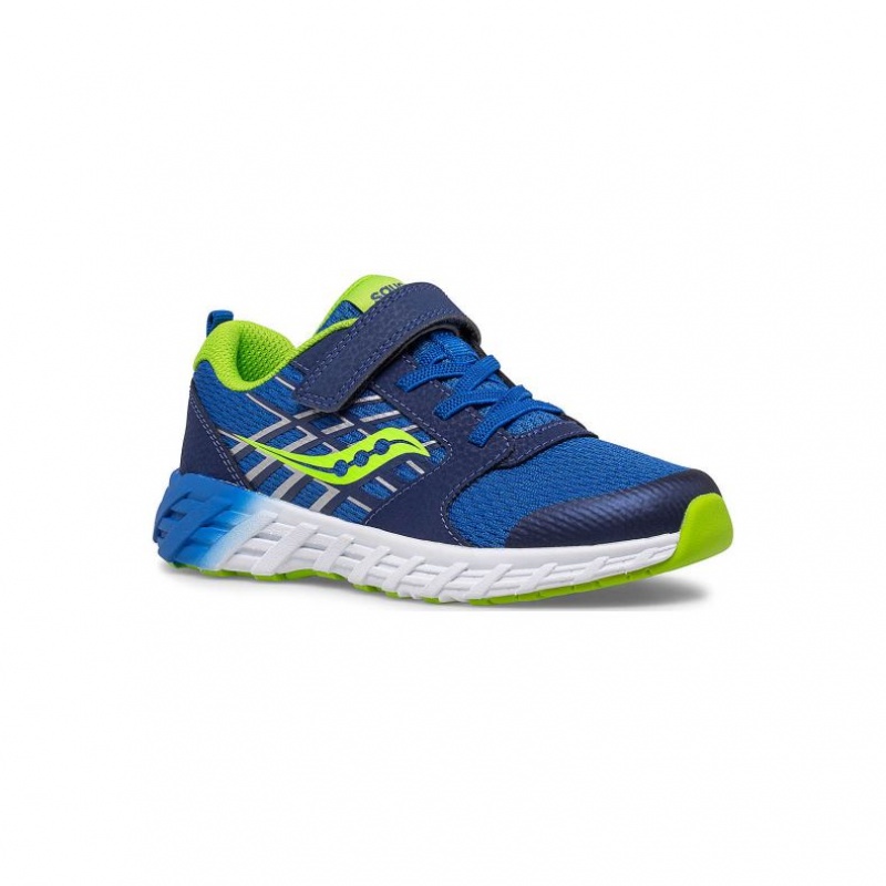 Saucony Wind 2.0 A/C Sneaker Große Kinder Blau | SCHWEIZ EDPMQ