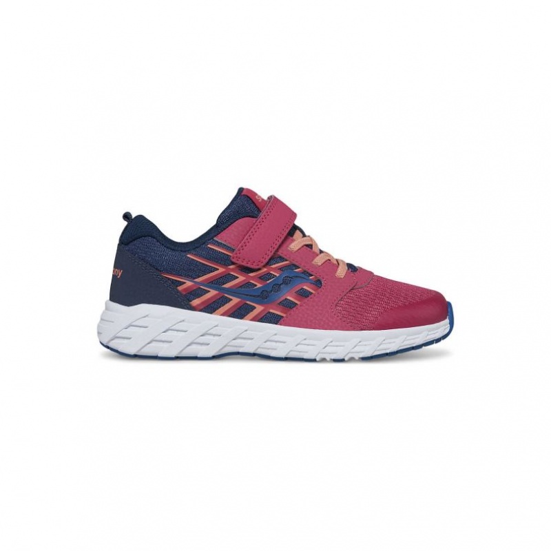 Saucony Wind 2.0 A/C Sneaker Große Kinder Navy Rot | SCHWEIZ BSKHI