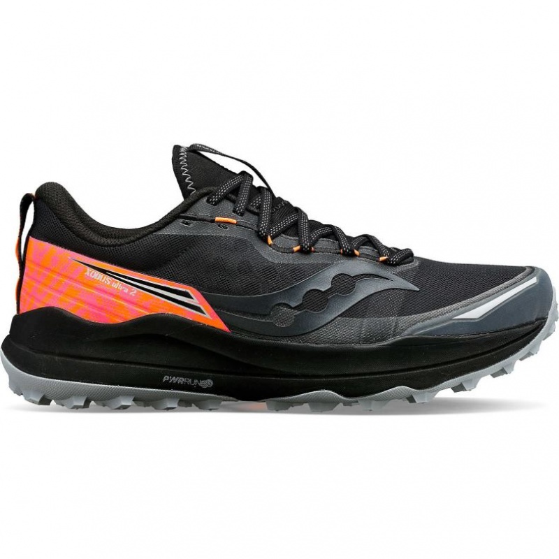 Saucony Xodus Ultra 2 Trailrunning Schuhe Herren Schwarz | SCHWEIZ HDCQJ